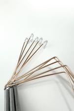 REFSAN Tabak Askı Aparatı 5li Set - 40 cm
