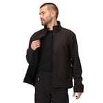 Regatta Erkek Dendrick Yumuşak Kabuk Ceket, Siyah, XL