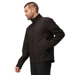 Regatta Erkek Dendrick Yumuşak Kabuk Ceket, Siyah, XL