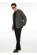 Regular Fit Ceket, 56, 5003027686, Antrasit Melanj, Erkek