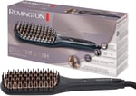 Remington Düzleştirici Fırça 2'Si 1 Arada: Daha Kısa Şekillendirme Süresi için Düzleştirici ve Saç Fırçası (Soğuk Uçlu Seramik Kaplı ve Antistatik Kıllar, Dijital Ekran, 150-230 ° C) Cb7400