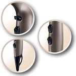 Remington Iyonlu Saç Kurutma Makinesi Keratin Protect , 2200 W, Yüksek Kaliteli Seramik Kaplı Izgara, Iki Şekillendirme Başlığı, Difüzör, Kahverengi Ac8002