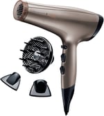 Remington Iyonlu Saç Kurutma Makinesi Keratin Protect , 2200 W, Yüksek Kaliteli Seramik Kaplı Izgara, Iki Şekillendirme Başlığı, Difüzör, Kahverengi Ac8002