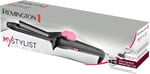 Remington My Stylist CI1A119, 19 mm, tanımlanmış halka bukleler için, seramik kaplama, siyah/pembe