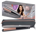 Remington S8598 Keratin Protect Akıllı Saç Düzleştirici, Saç Hasarına Karşı 3 Kat Daha Fazla Koruma için Patentli Isı Koruma Sensörü, Dijital Ekran, 160-230°C