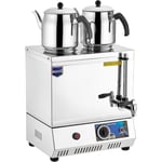 Remta EP05 40 Model Elektrikli Çay Ocağı, 28 L, Pleytsiz, Beyaz, Paslanmaz Çelik, 2000 W, Otomatik Isı Kontrol, Demlikler Hariç
