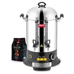 Remta ER12 Elegance Çay Makinesi, 80 Bardak, Gümüş, 9 lt