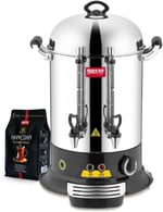 Remta ER12 Elegance Çay Makinesi, 80 Bardak, Gümüş, 9 lt