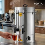Remta R13 Standart Çay Makinesi, 120 Bardak, Gümüş Rengi, 2000 W, Paslanmaz Çelik Tüp Rezistans