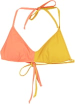 Renk Bloklu Bikini Üst