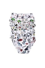 Renkli Desenli Erkek Çocuk 6 lı Slip Külot