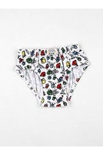 Renkli Desenli Erkek Çocuk 6 lı Slip Külot