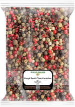 Renkli Tane Karabiber 100 Gr. Karışık Renkli Top Karabiber