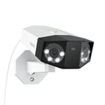 REOLINK Duo 3 PoE 16MP UHD Çift Lensli PoE Güvenlik Kamerası, 180° Panoramik Görünüm, Hareket İzleme, F1.6 Renkli Gece Görüşü, Kişi/Araç/Hayvan Algılama, 2 Yönlü Ses, 7/24 Kayıt Desteği