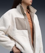 Reversible Sherpa Kadın Bej Günlük Stil Ceket 68838687