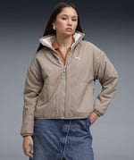 Reversible Sherpa Kadın Bej Günlük Stil Ceket 68838687