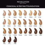 Revolution Conceal & Define Yağsız Fondöten F8