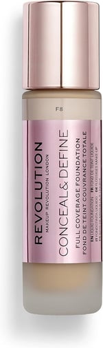 Revolution Conceal & Define Yağsız Fondöten F8