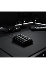 RGB Mekanik Sayısal Tuş Takımı | 21 Tuşlu Kablolu Numpad, Mavi Switch, Gaming & Ofis Klavye Siyah Tek Ebat