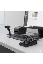 RGB Mekanik Sayısal Tuş Takımı | 21 Tuşlu Kablolu Numpad, Mavi Switch, Gaming & Ofis Klavye Siyah Tek Ebat