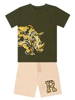 Rhino Erkek Çocuk T-shirt Şort Takım