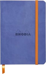 Rhodia 117308C Yumuşak Kapaklı Defter, Çizgili, Sapphire Blue, A6