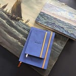 Rhodia 117308C Yumuşak Kapaklı Defter, Çizgili, Sapphire Blue, A6