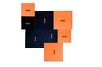 Rhodia Kareli Bloknot, Siyah, 148x148 mm - Seçenekler: 74x105 mm, 74x210 mm, 85x120 mm, 110x170 mm, 148x105 mm...