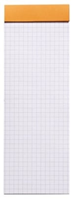 Rhodia Kareli Bloknot, Turuncu, 74x210 mm