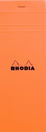 Rhodia Kareli Bloknot, Turuncu, 74x210 mm