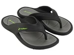 Rider Erkek Cape Xvii Ad düz sandalet, Gri, 44 EU