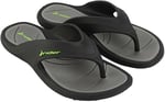 Rider Erkek Cape Xvii Ad düz sandalet, Gri, 43 EU