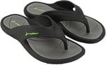 Rider Erkek Cape Xvii Ad düz sandalet, Gri, 43 EU