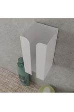 Risingmaber Metal Beyaz Güçlü Yapışkanlı Organizer Peçetelik,Dispenser Mutfak Banyo Peçetelik MT107B
