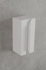 Risingmaber Metal Beyaz Güçlü Yapışkanlı Organizer Peçetelik,Dispenser Mutfak Banyo Peçetelik MT107B