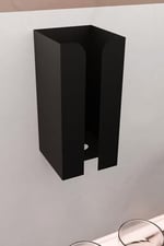 Risingmaber Metal Siyah Güçlü Yapışkanlı Organizer Peçetelik,Dispenser Mutfak Banyo Peçetelik MT107S