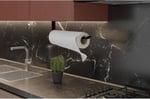 Risingmaber Yapışkanlı Kağıt Havluluk Yapışkanlı Havlu Askılığı, Banyo Askısı Yapışkanlı Havluluk ve Peçetelik 3M Yapışkanlı Tasarım MT72S