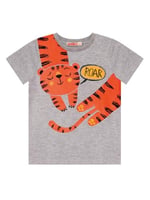 Roar Kaplan Erkek Çocuk T-shirt Kapri Şort Takım - Seçenekler: 2 Yıl, 4 Yıl, 5 Yıl, 6 Yıl, 7 Yıl