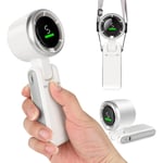 ROBEVE Blic BWFN22 Turbo El Vantilatörü Mini Fan Vantilatör Katlanabilir 3’ü 1 Arada Taşınabilir Fan 5 Kademeli LED Ekranlı USB-C Şarjlı Mini Vantilatör Boyun Askılı Masaüstü Kullanım (Beyaz)