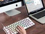 ROBEVE Blic Oyuncu Klavyesi RGB Klavye 20 Modlu Ayarlanabilir Renk Seçeneği RGB Suya Ve Toza Dayanıklı Klavye Oyun Klavyesi Oyuncu Klavye Mekanik Klavye Kırmızı Switch (Beyaz)