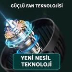 ROBEVE Şarjlı USB Mini Klipsli Vantilatör Fan - 3 Kademeli - 360° Hareketli - Bebek Arabası, Ofis, Masaüstü, Kamp Kullanımı İçin Uygun - Sessiz ve Taşınabilir - Asorti Renk