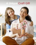 ROBOTIME Sakura TW101 3D Yapboz - Yapay Ahşap Çiçek Kendin Yap - Yetişkinler için Model Yapımı Seti - Ev Dekorasyonu ve Sevgililer Günü Hediyesi