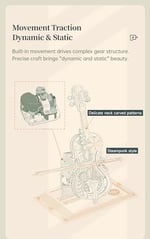 ROBOTIME Yetişkinler için Mekanik 3D Yapbozlar, Ahşap Müzik Kutusu Sihirli Çello Model Kitleri, Onun için Sevgililer Günü Hediyesi AMK63