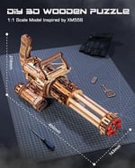 ROBOTIME Yetişkinler ve Gençler için Ahşap 3D Yapboz, 412 Parça Kendin Yap Mekanik Model Kiti, Elastik Atıcı, Bulmaca Meraklıları ve Koleksiyoncular için Yaratıcı Hediye, LQA01