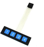 robotistan 1x4 Membran Tuş Takımı - Keypad