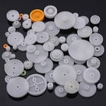 robotistan 75 Parça Plastik Dişli Çark Seti (DC Motor - DIY - Hobi Seti)
