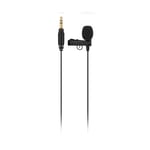 RODE Lavalier GO, Wireless GO Serisi ile Uyumlu Profesyonel Lavalier Mikrofon, 3.5 mm Jak, 4.5 mm Kapsül, Pop Filtre (Siyah)