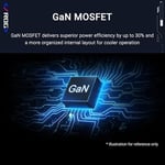 ROG-STRIX-1000P TAM MODÜLER GÜÇ KAYNAĞI, 80 PLUS PLATİNUM SERTİFİKALI, ATX 3.1, GaN MOSFET, “GPU-FIRST” PATENTLİ AKILLICA VOLTAJ DÜZENLEYİCİ, 10 YIL GARANTİ BEYAZ
