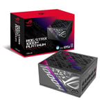 ROG-STRIX-1000P TAM MODÜLER GÜÇ KAYNAĞI, 80 PLUS PLATİNUM SERTİFİKALI, ATX 3.1, GaN MOSFET, “GPU-FIRST” PATENTLİ AKILLICA VOLTAJ DÜZENLEYİCİ, 10 YIL GARANTİ