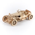 ROKR 3D Ahşap Bulmaca Yetişkinler Çocuklar için Vintage Grand Prix Araba Modeli Kitleri Hediye Genç